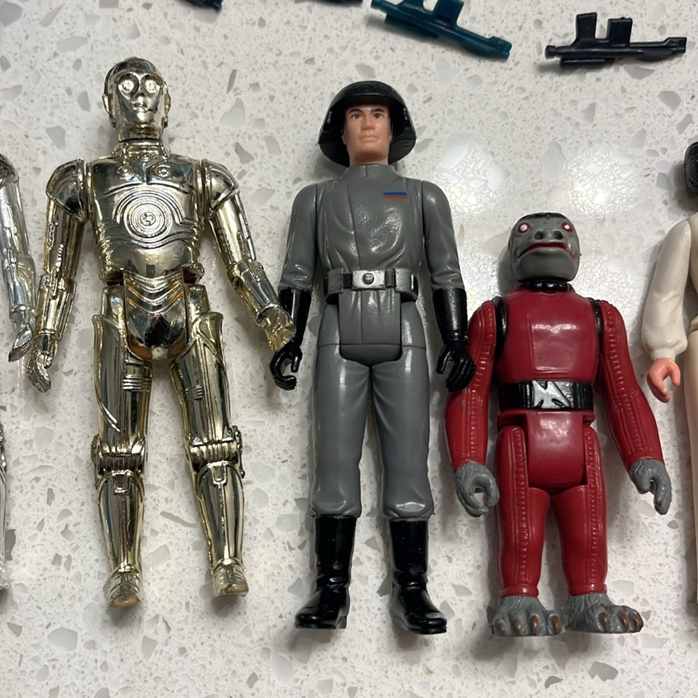 Vintage 1977 Star Wars - CP30 Droid plus 6 more figures - Picture 3 of 15